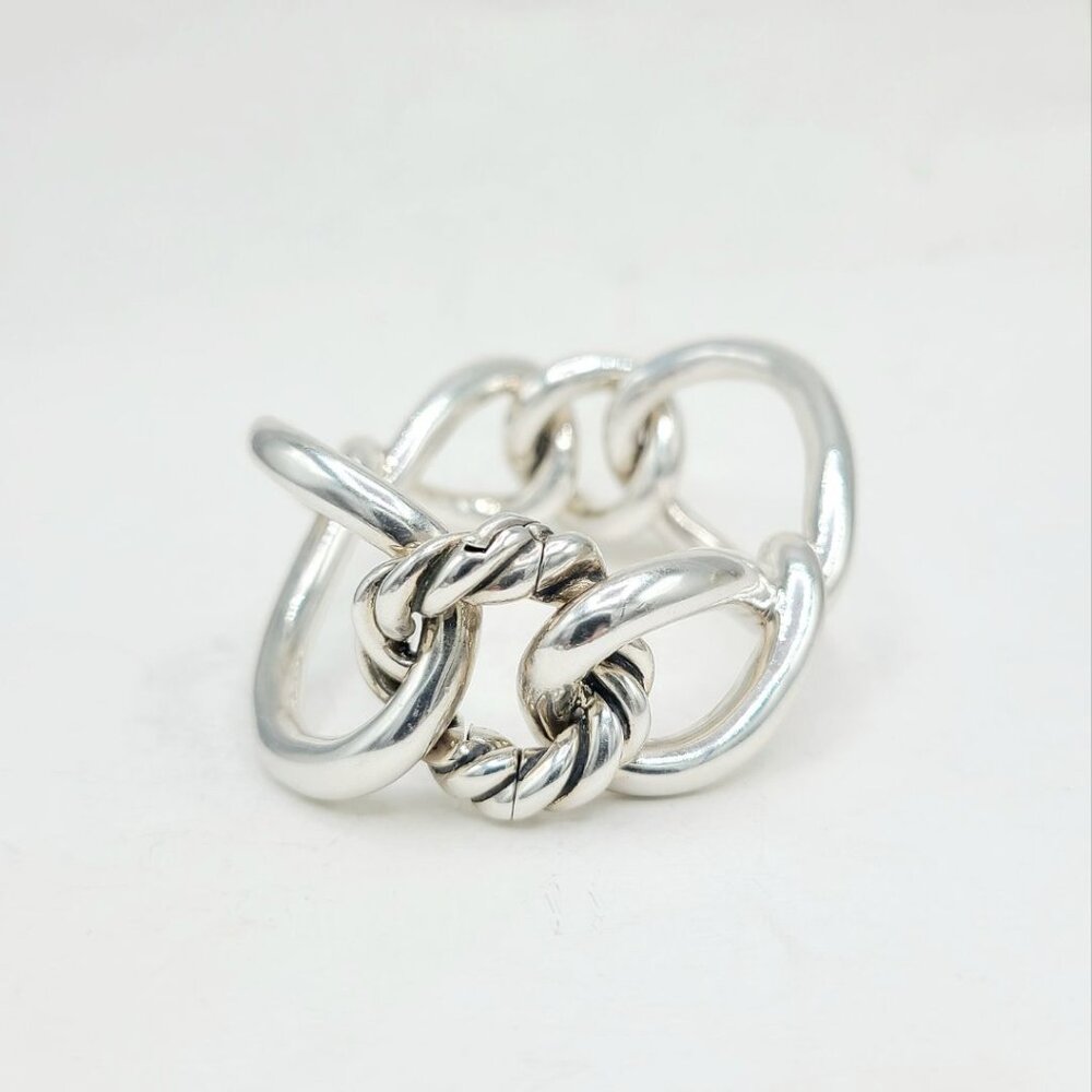David Yurman Bold Continuance Bracelet in Sterling Silver - 33mm - RARE - Picture 7 of 13